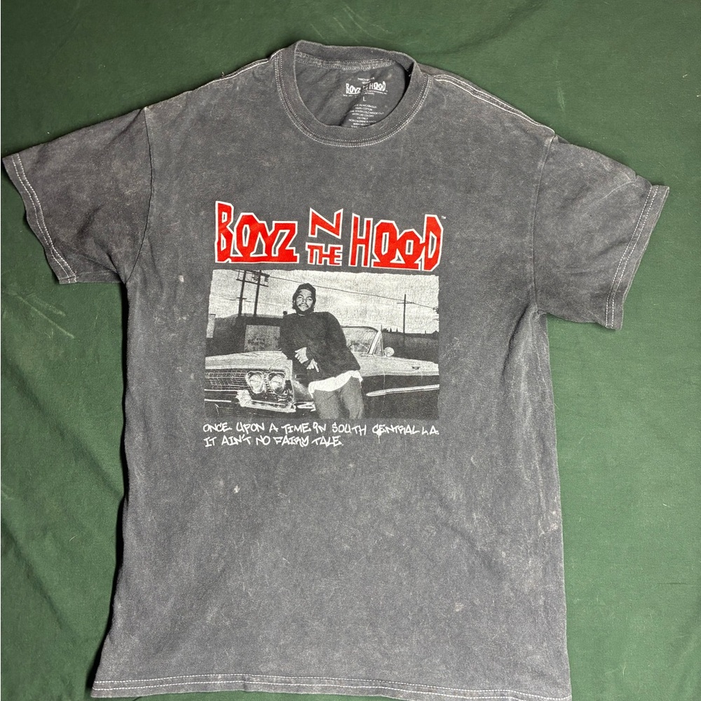 Boyz N The Hood Washed Black Graphic Tee